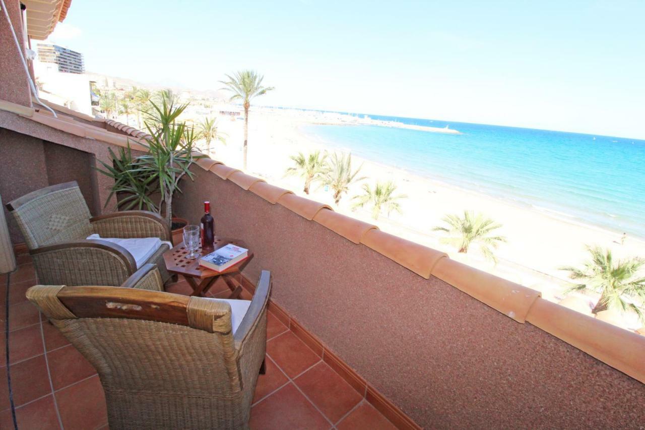 شقة Atico Duplex De Lujo Frente Al Mar. 1A Linea Playa إل كامبيلو المظهر الخارجي الصورة